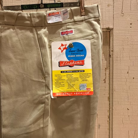 1960's Stephens Chino Trousers Deadstock