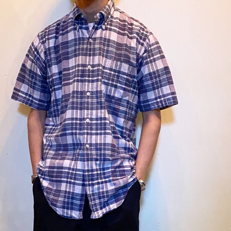 1960's Enro Indian Madras S/S Shirt