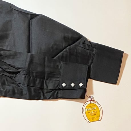 1960's WASHINGTON DEE-CEE Black Western L/S Shirt Deadstock