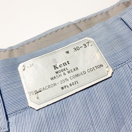 1960's Kent Cord Lane Slacks Deadstock