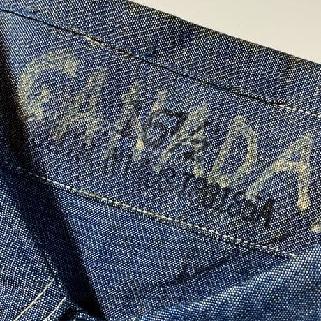 1940's US.NAVY Chambray L/S Shirt Deadstock