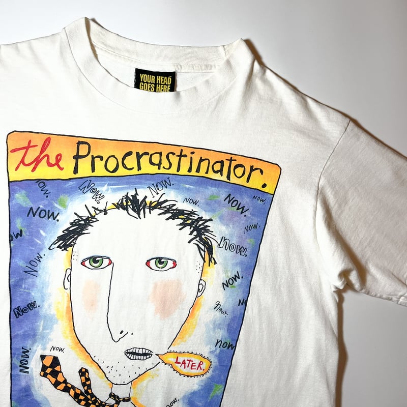 1990's YOUR HEAD GOES HERE Printed Tee | Unwave