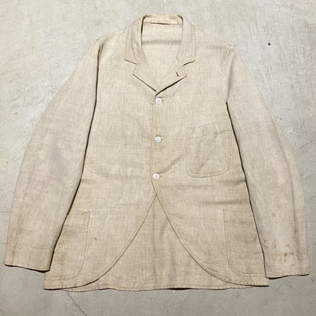 1910〜20's Unknown linen Suck Coat