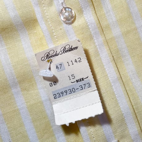 1980's Brooks Brothers Cotton&Linen S/S Shirt Deadstock