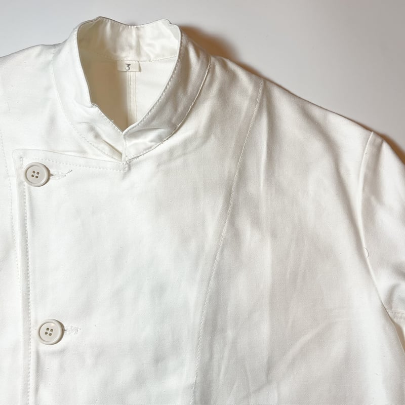 ジャケット・アウター 70s Italian Navy Chef Jacket DEAD STOCK】Italian Navy Chef Jacket イタリア軍 シェフ