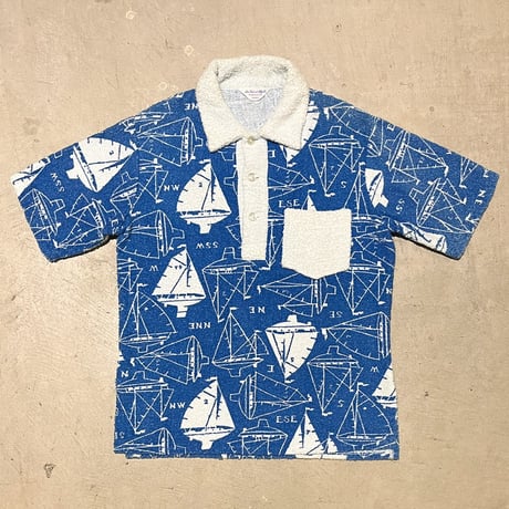 1960's Sea Island Mfg.Co. Pile Pullover S/S Shirt
