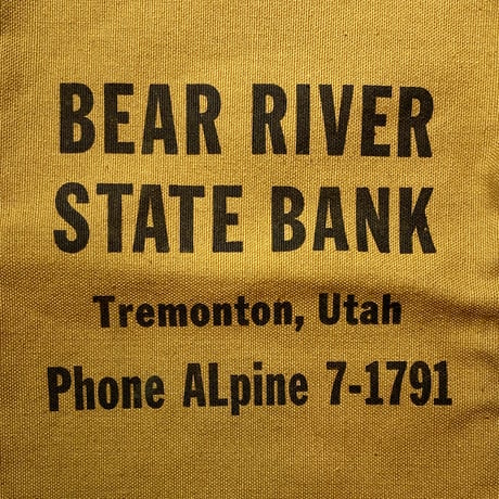 1960's Unknown Bank Bag