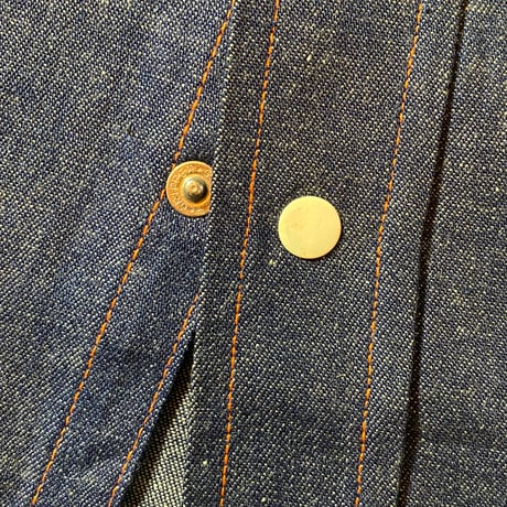 1950's TURNER TOGS Denim Western L/S Shirt Deadstock