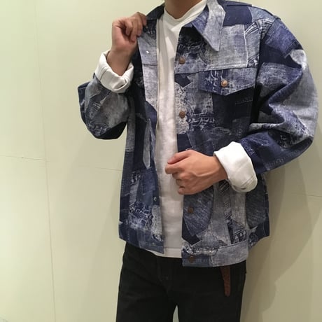 1970's The King-Size Co. Patchwork Printed Jacket