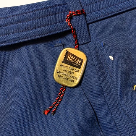 1960's HAGGAR Tapered Slacks Deadstock