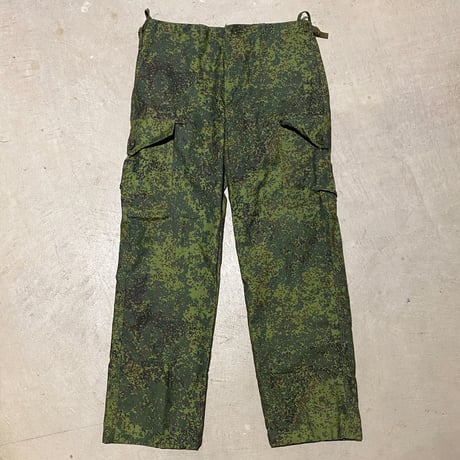 1990〜00's Russian Military Digital Flora Camo Trousers Deadstock