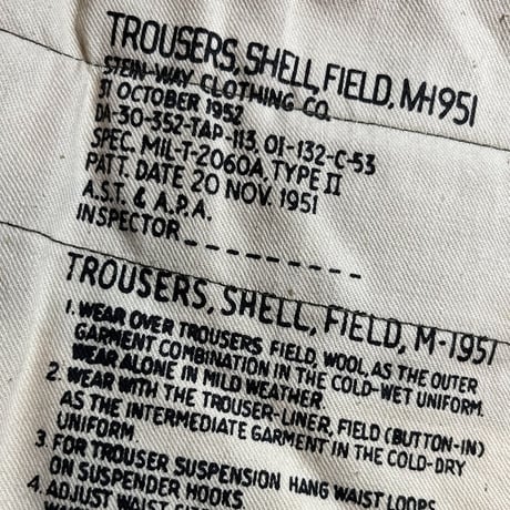 1950's US.ARMY M-51 Field Trousers Deadstock