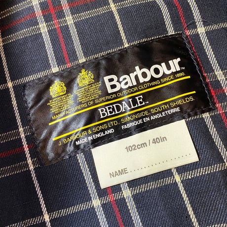 1980's Barbour BEDALE Oiled Jacket