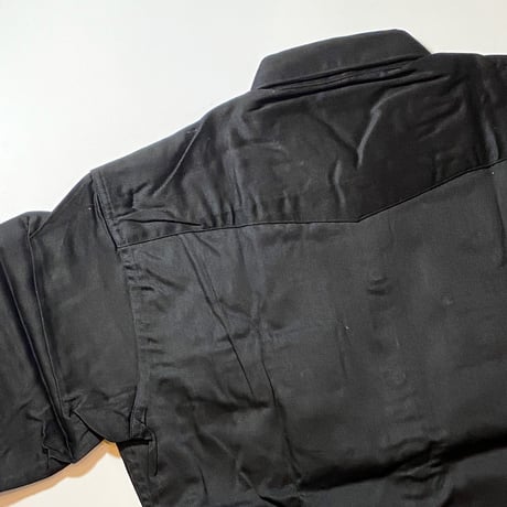1960's WASHINGTON DEE-CEE Black Western L/S Shirt Deadstock
