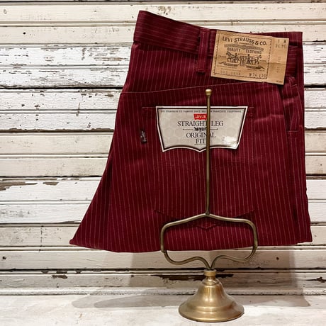 1980's Levi's 505 Pin Stripe Pants Deadstock