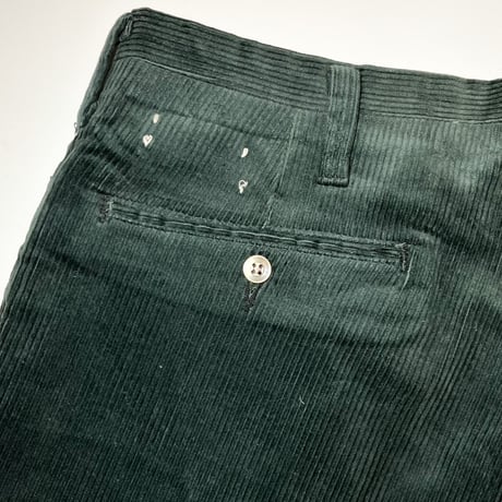 1960's h.i.s Corduroy Tapered Pants Deadstock
