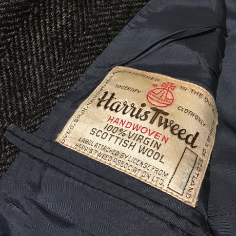 1960's Unknown Harris Tweed Tailored Jacket