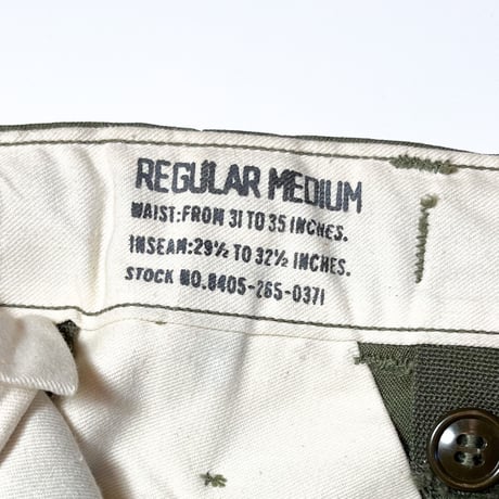 1950's US.ARMY M-51 Field Trousers Deadstock
