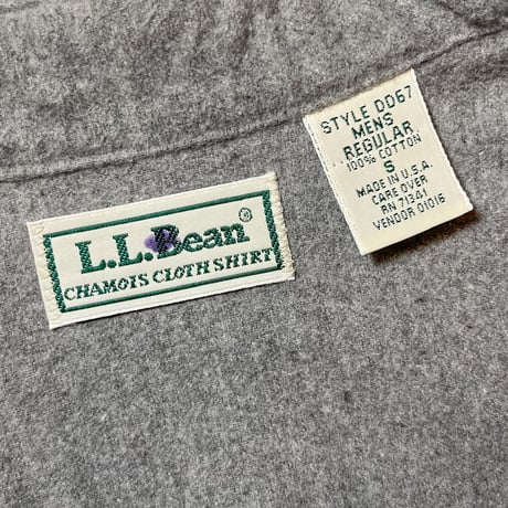 1980〜90's L.L.Bean Chamois Cloth L/S Shirt
