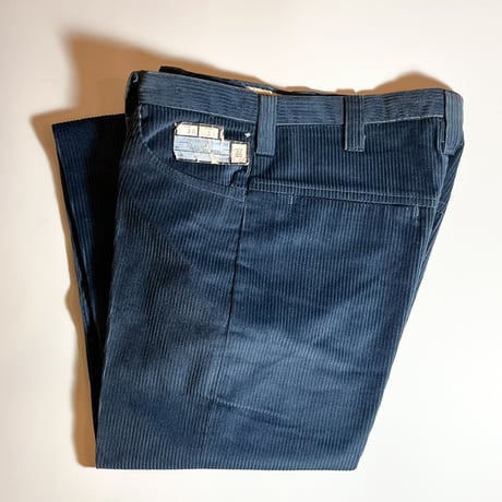 1960's Unknown Corduroy Tapered Pants Deadstock