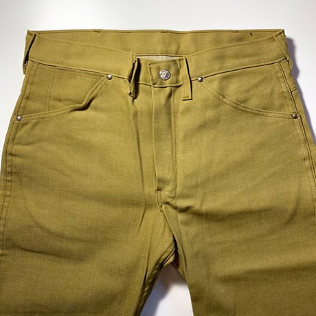 1960's Stephens Brown Denim Tapered Pants Deadstock