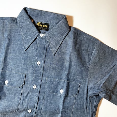 1970's DEE CEE Chambray L/S Shirt Deadstock