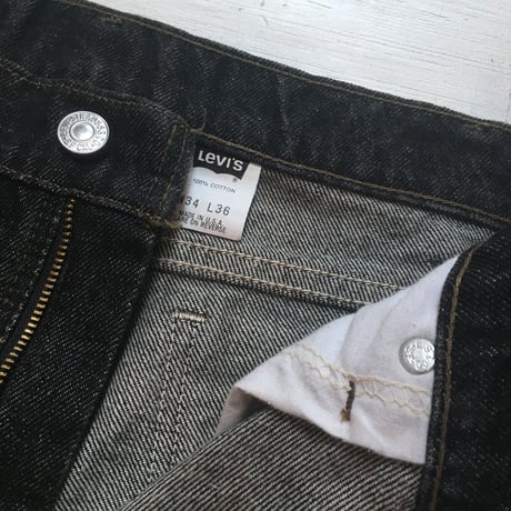 1990's Levi's 505 Black Denim Pants