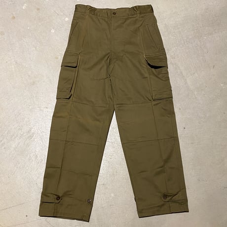 1950〜60's French Army M-47 Herringbone Trousers Deadstock