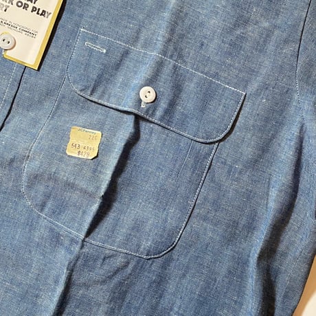 1970's BIG MAC Chambray L/S Shirt Deadstock