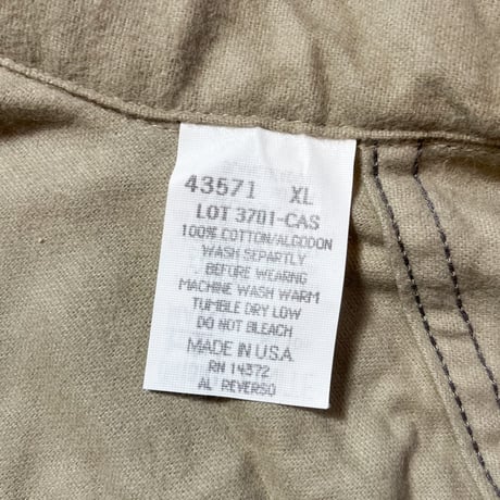 1980's FIVE BROTHER Chamois Cloth L/S Shirt Deadstock