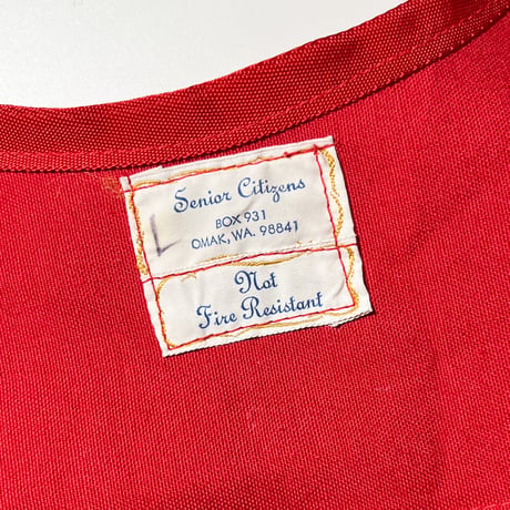 1970's〜 Senior Citigens Fire Resistant Vest