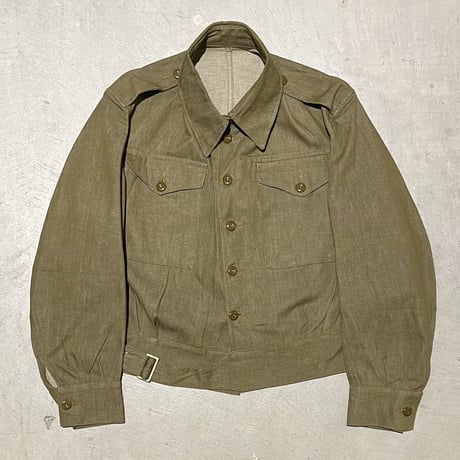 1940's British Army Green Denim Jacket Deadstock