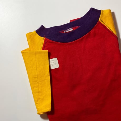 1960〜70's Unknown Crazy Pattern Tee Deadstock