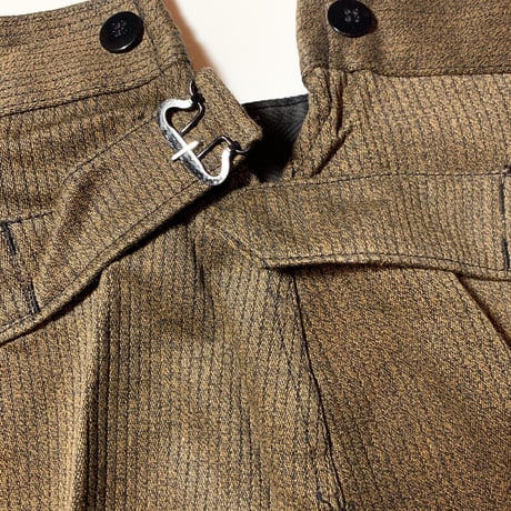 1940's〜 SAVO Brown Pique Trousers Deadstock