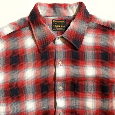 1960's ROYAL DOMAIN Rayon L/S Shirt