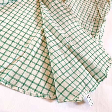 1970's J.SVOBODA SONS Indian Madras S/S Shirt Deadstock