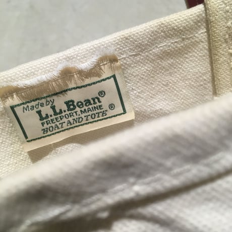 1980's L.L.Bean Boat&Tote Canvas Bag