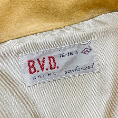 1950's B.V.D. Flannel L/S Shirt Deadstock