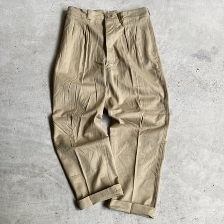 1950〜60's French Army M-52 Chino Trousers Deadstock