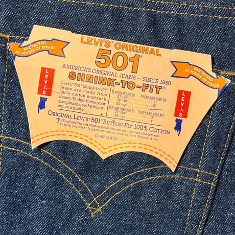 1990's Levi's 501 Denim Pants Deadstock