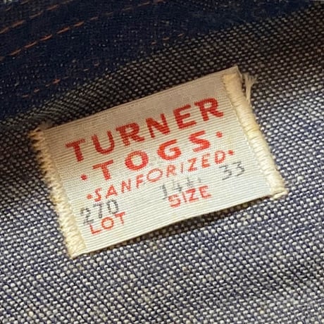 1950's TURNER TOGS Denim Western L/S Shirt Deadstock