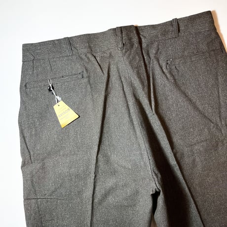 1940's Unknown Black Chambray Trousers Deadstock