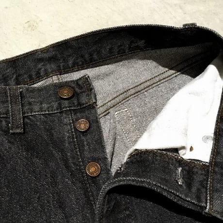 1980〜90's Levi's 501 Black Denim Pants