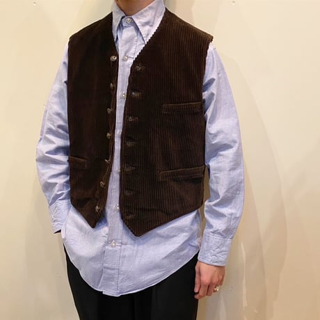 1940's French Unknown Corduroy Hunting Vest