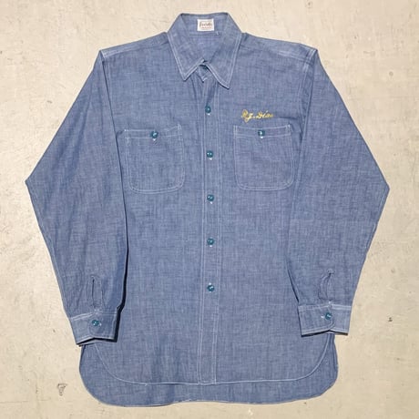 1950's〜 US.NAVY Chambray L/S Shirt