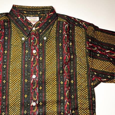 1960's DONEGAL Batik S/S Shirt Deadstock