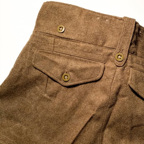 1950's British Army Battledress Wool Trousers Deadstock
