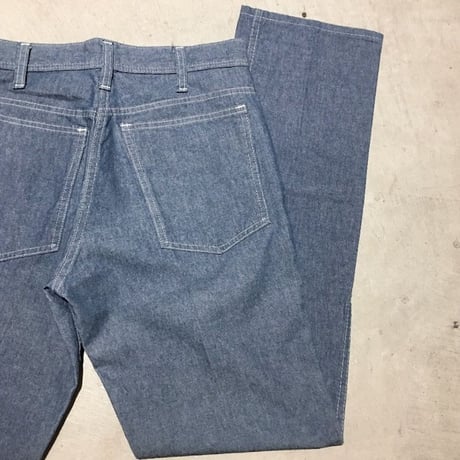 1980's Unknown Chambray Tapered Pants