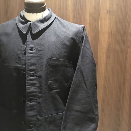 1950〜60's BEAU-FORT Black Moleskin Jacket Deadstock