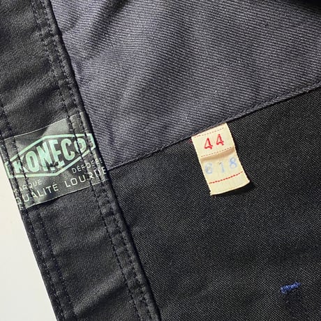 1950's KONECO Black Moleskin Jacket Deadstock